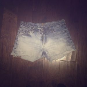 Distressed 7 For Mankind  27 shorts